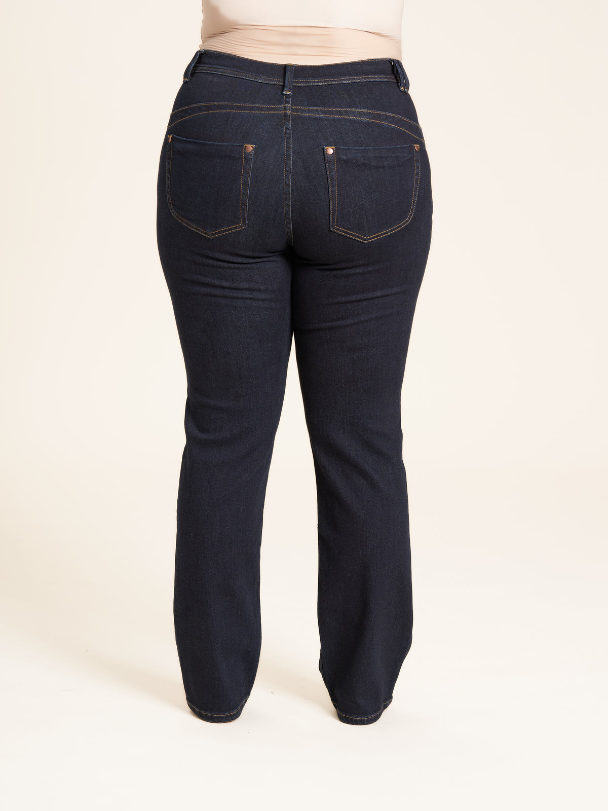 Studio Flatterende bootcut jeans fra STUDIO CLOTHING Jeans Blue