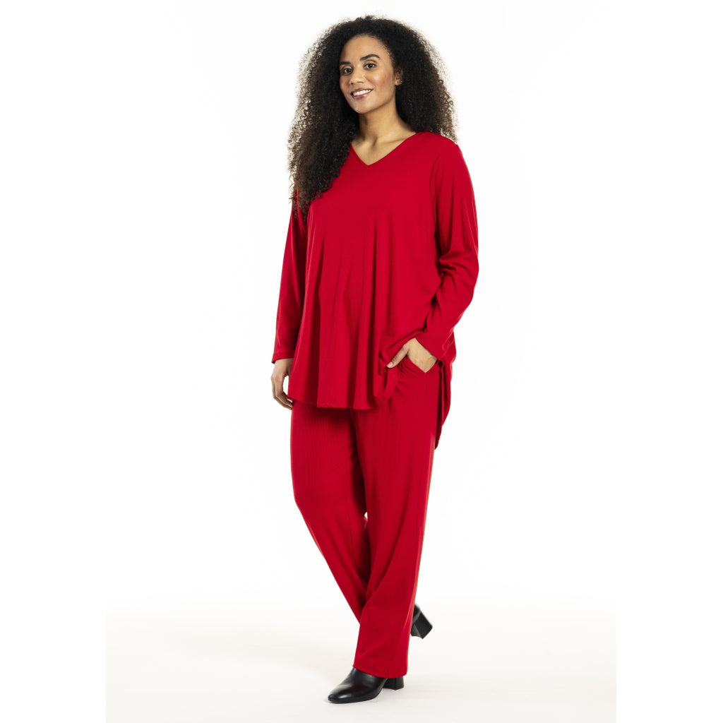 Studio SAlbine Rib staight leg trousers Trousers