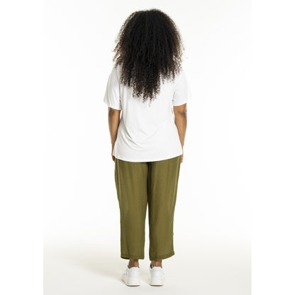 Studio SBella T-Shirt with print T-Shirt White with green print