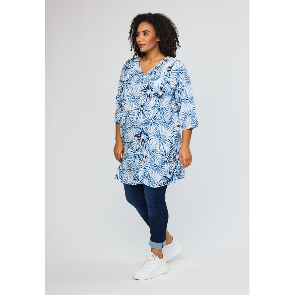 Studio SBirgitte Dress Dress White/blue flower