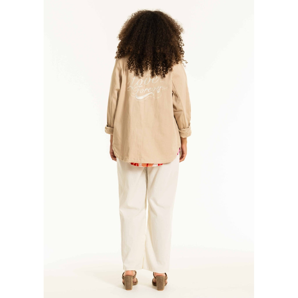Studio SBirret Wide Trousers Trousers Off-White