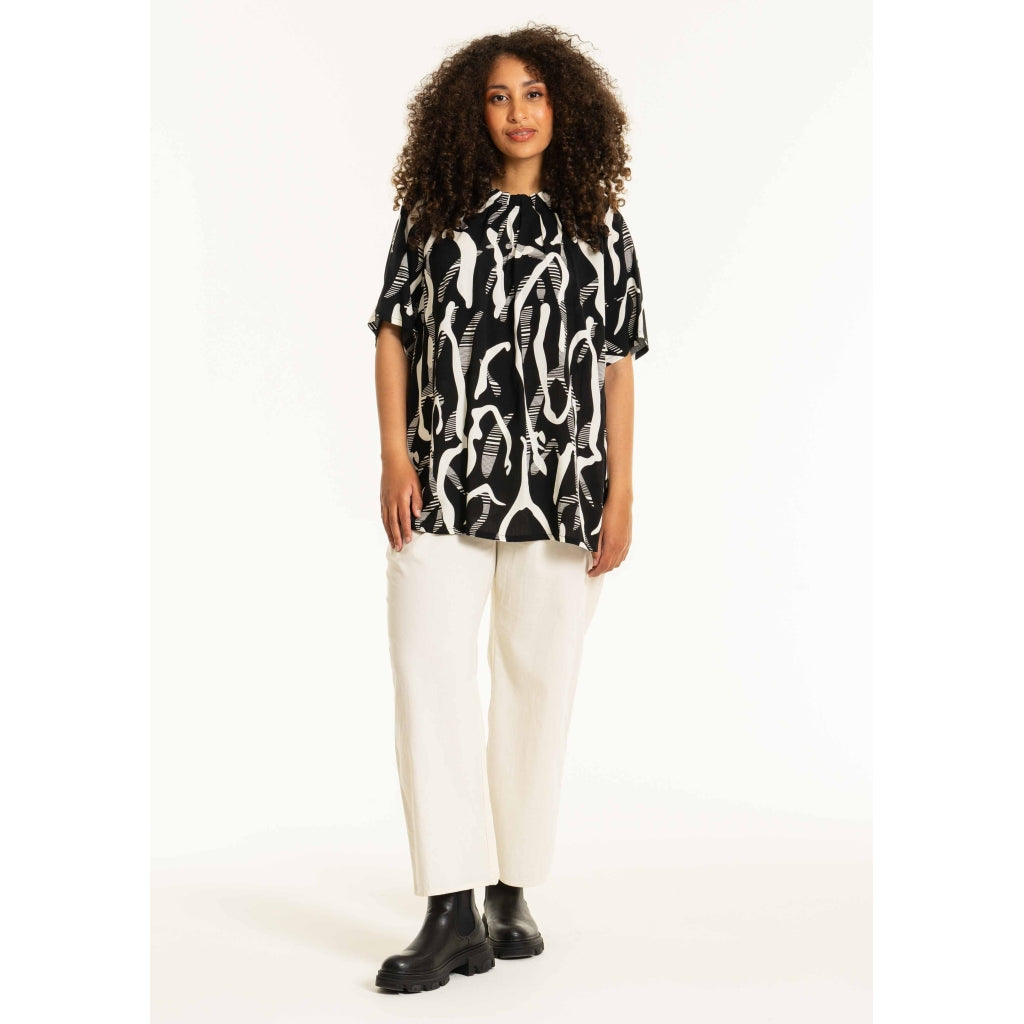 Studio SBirret Wide Trousers Trousers Off-White