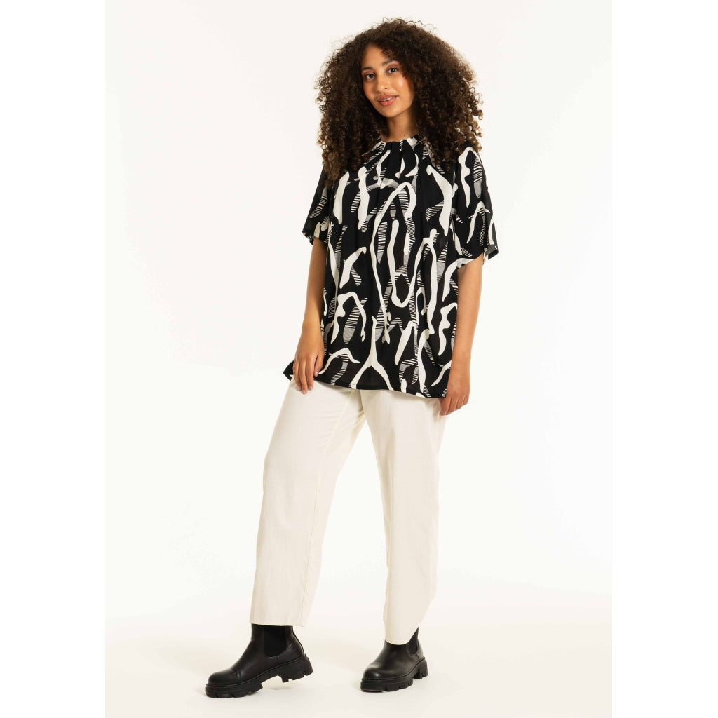Studio SBirret Wide Trousers Trousers Off-White