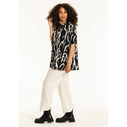 Studio SBirret Wide Trousers Trousers Off-White
