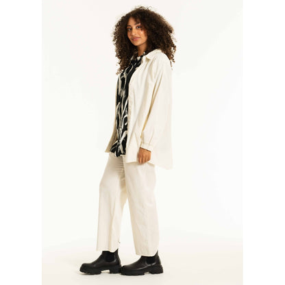 Studio SBirret Wide Trousers Trousers Off-White