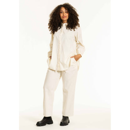 Studio SBirret Wide Trousers Trousers Off-White