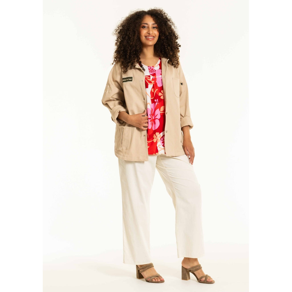 Studio SBirret Wide Trousers Trousers Off-White