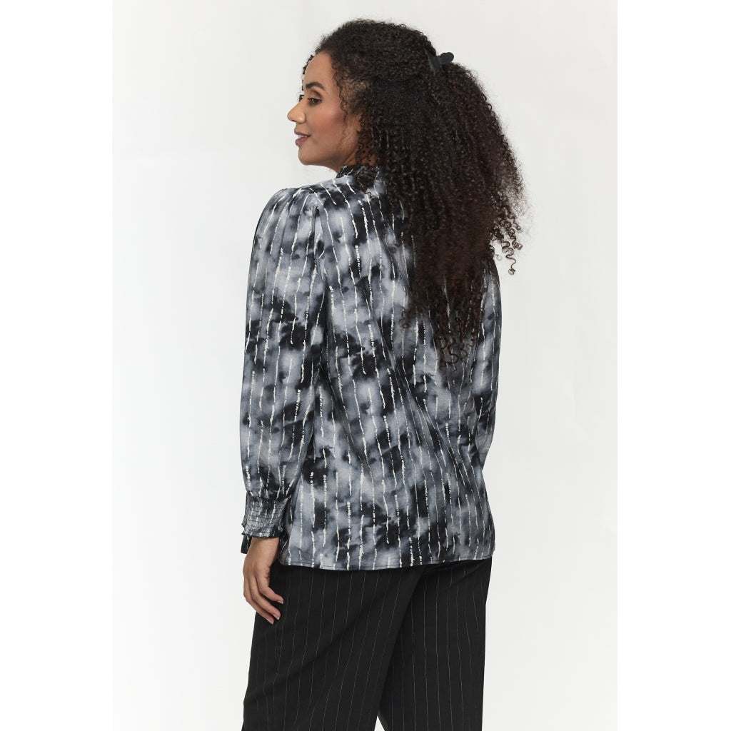 Studio SBonni Shirt Shirt Black grey batik