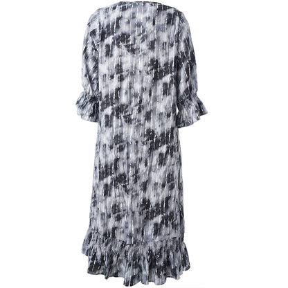 Studio SClara Dress Dress Black grey batik