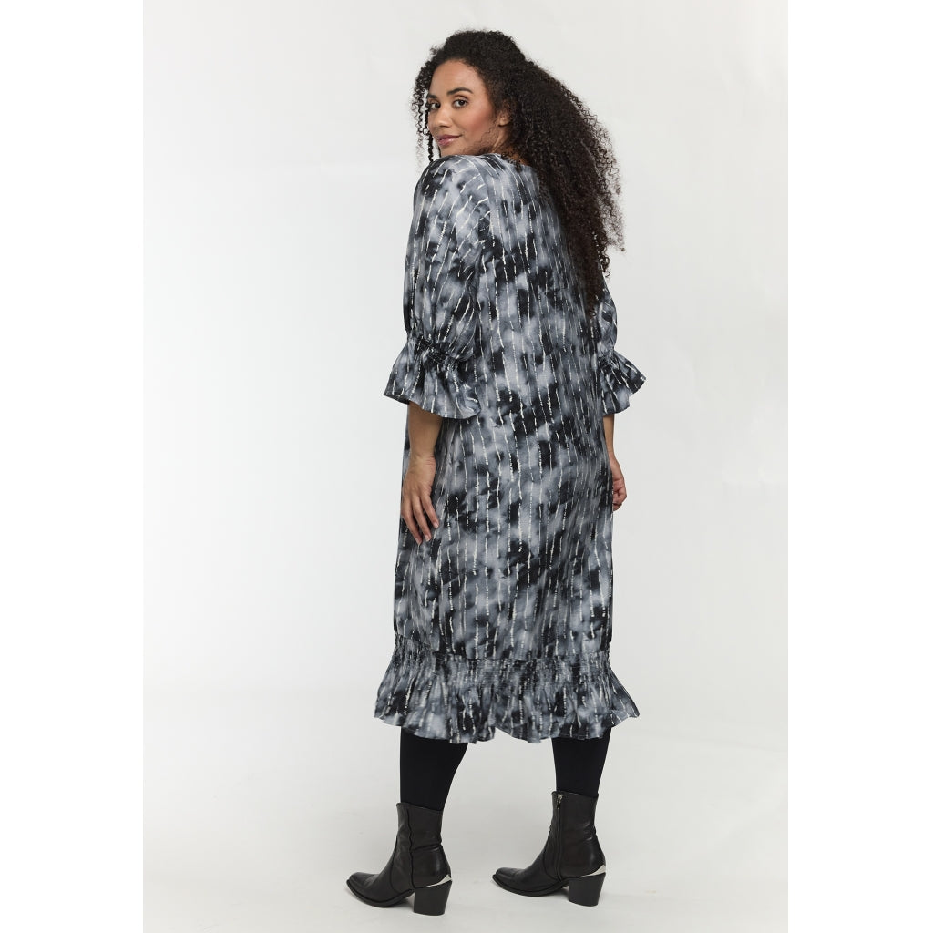Studio SClara Dress Dress Black grey batik