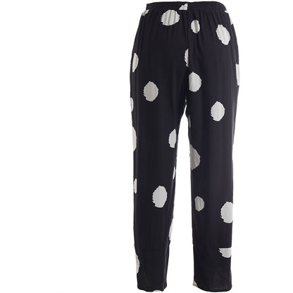 Studio SDahlia Trousers Trousers Black with dots
