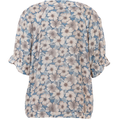 Studio SDasie Blouse Blouse Blue/Sand flowers