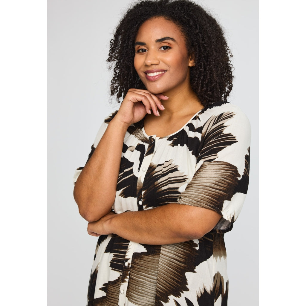 Studio SDorine Tunic Tunic Black/white brown design
