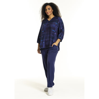 Studio SEmmy Blouse Blouse Purple Checks