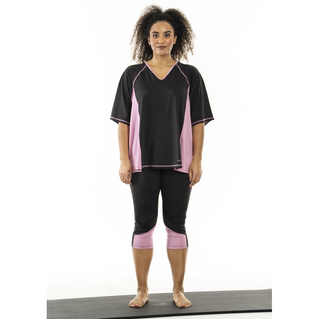 Studio SFitness Capri Capri Black with dusty rosa