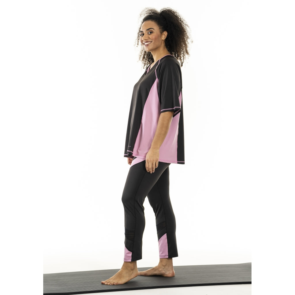 Studio SFitness Leggings Leggings Black with dusty rosa