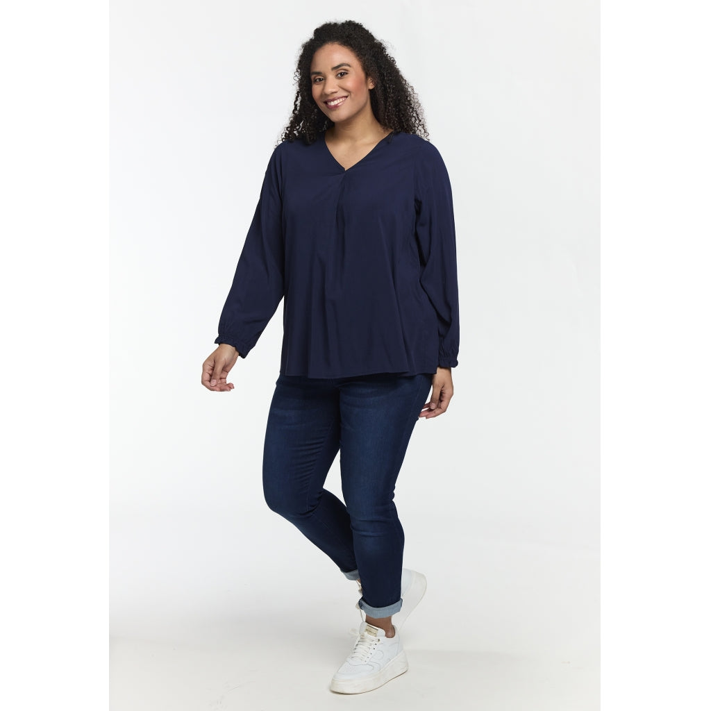 Studio SGinny Blouse Blouse Navy