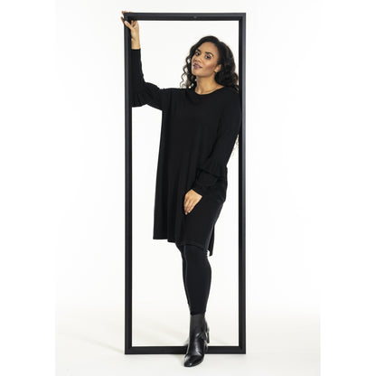 Studio SGitten knitted dress Dress Black
