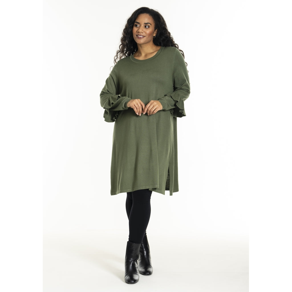 Studio SGitten knitted dress Dress Green