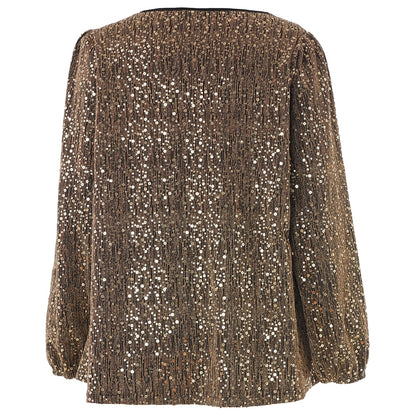 Studio SGulla blouse Blouse Black with Gold