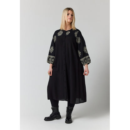Studio SGunder Dress with embroidery Dress Black