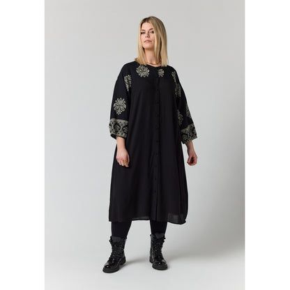 Studio SGunder Dress with embroidery Dress Black