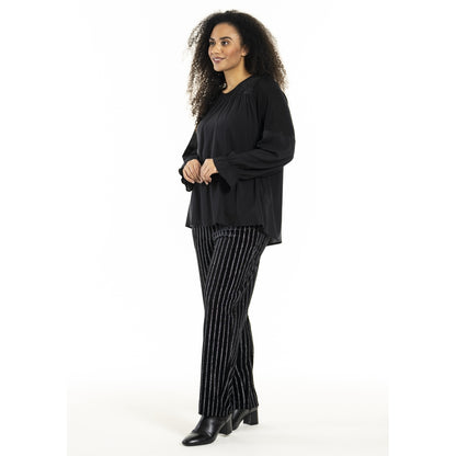 Studio SHerla Trousers Trousers black with Silver