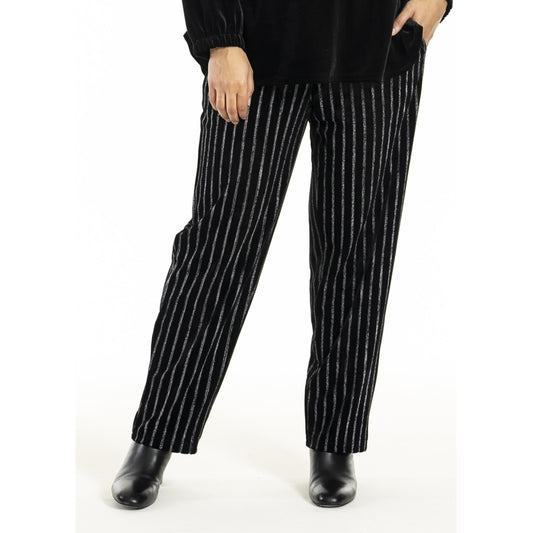 Studio SHerla Trousers Trousers black with Silver