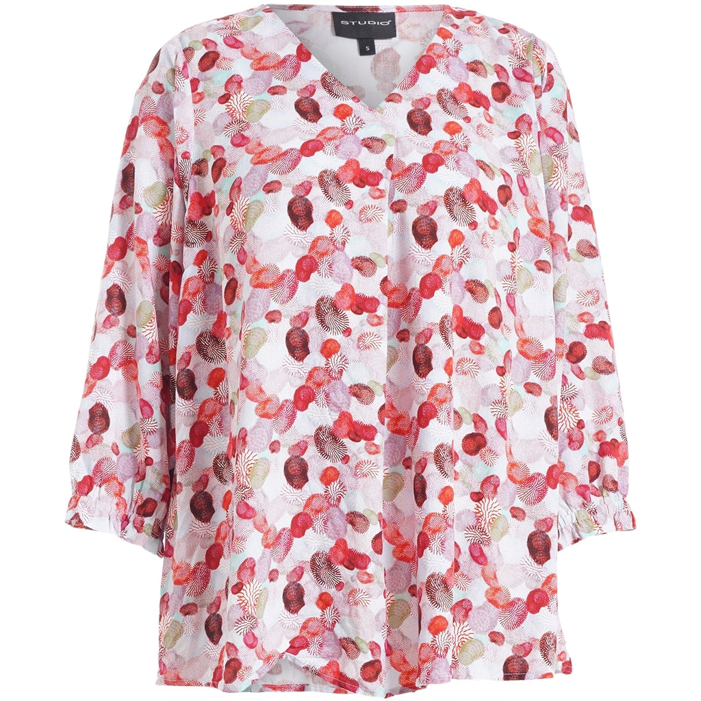 Studio SJustina Blouse Blouse Red sports