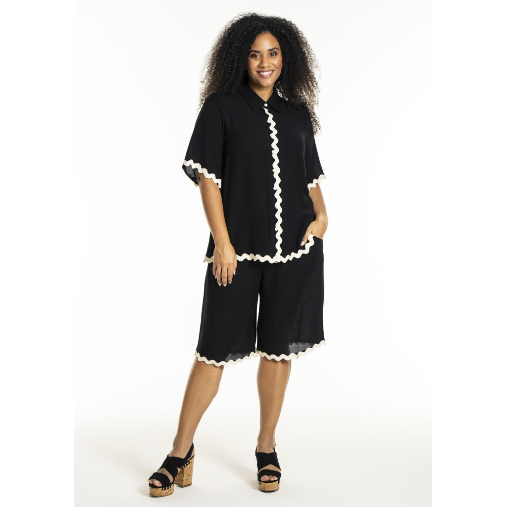 Studio SLea Shirt Shirt Black + Offwhite
