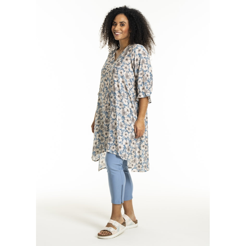 Studio SLena pants with zipper 7/8 Pant light Blue