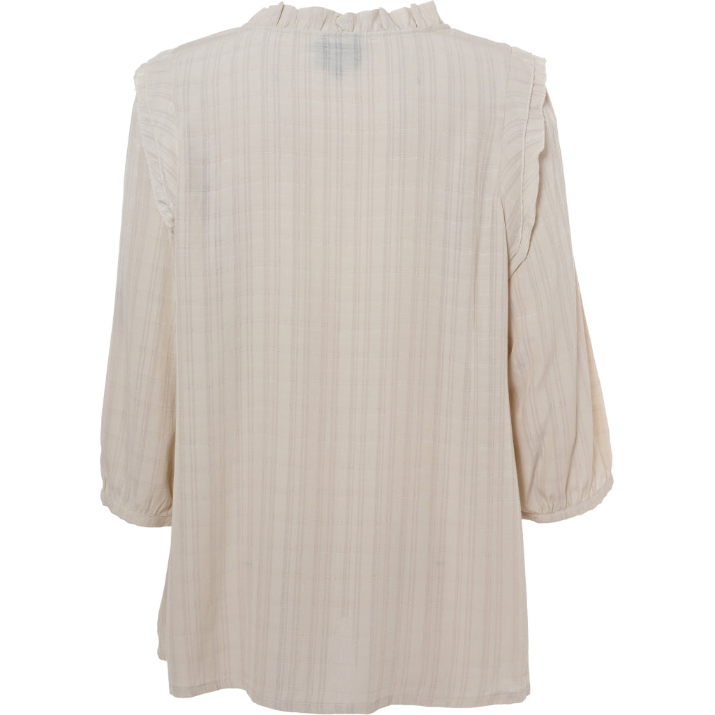 Studio SLilly Shirt with flounces Shirt Sand