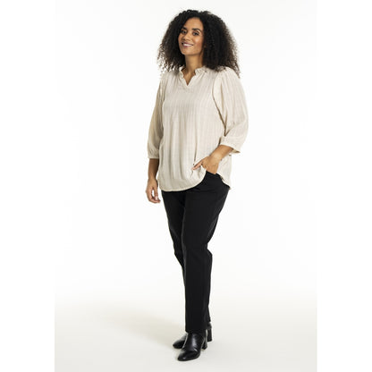Studio SLilly Shirt with flounces Shirt Sand