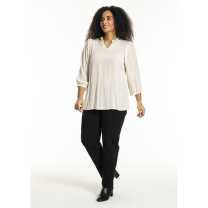 Studio SLilly Shirt with flounces Shirt Sand