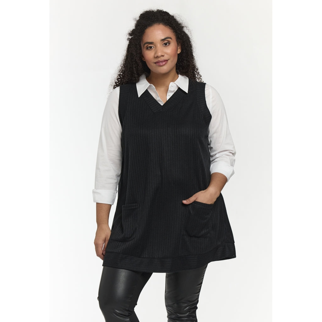 Studio SLily Vest Dress Dress Black