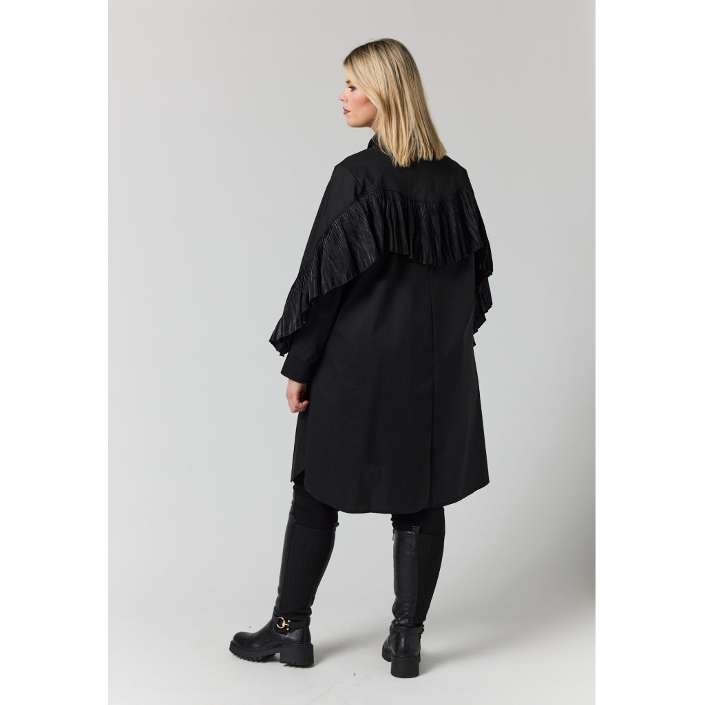 Studio SLiva-Marie Dress with plisse Dress Black