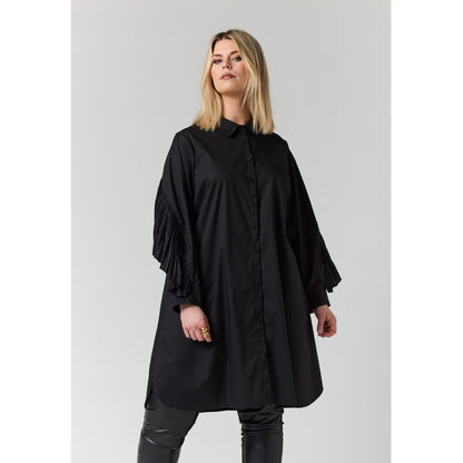 Studio SLiva-Marie Dress with plisse Dress Black