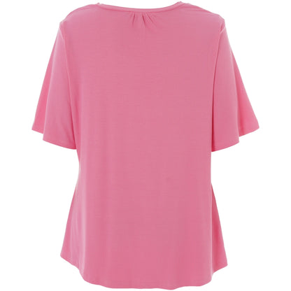 Studio SLykke rib T-shirt T-Shirt Pink