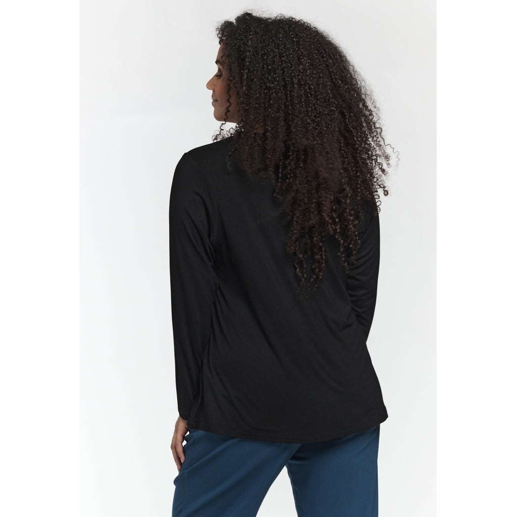 Studio SMella Blouse Blouse Black with petrol