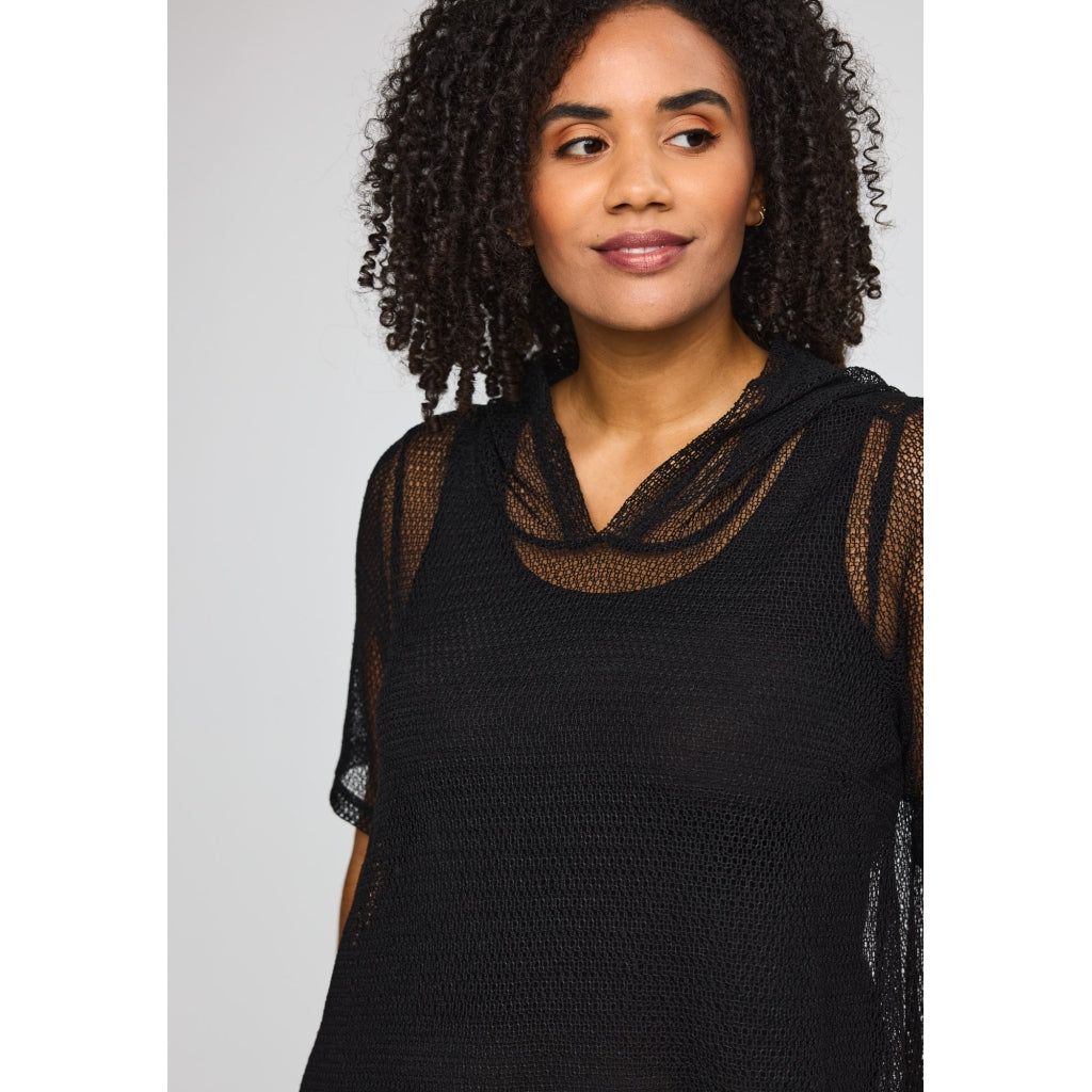Studio SMira Net Blouse Blouse Black