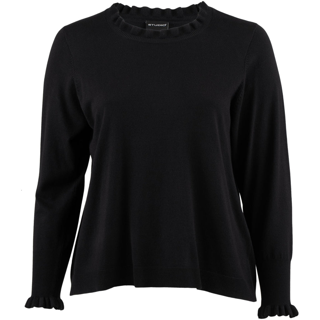 Studio SNaila Knit Blouse Blouse Black
