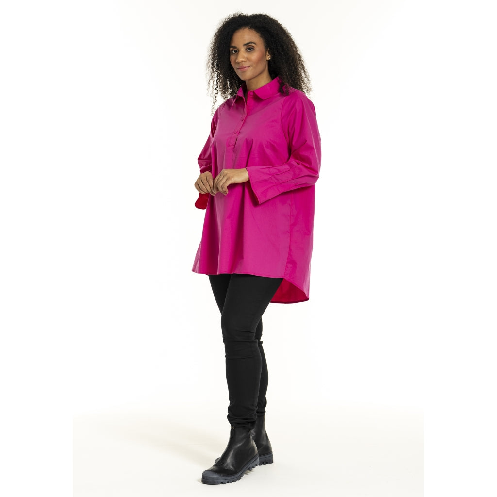 Studio SPoula Shirt with pleated cuffs Shirt Pink