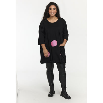 Studio SRonja Tunic Tunic Black with Pink