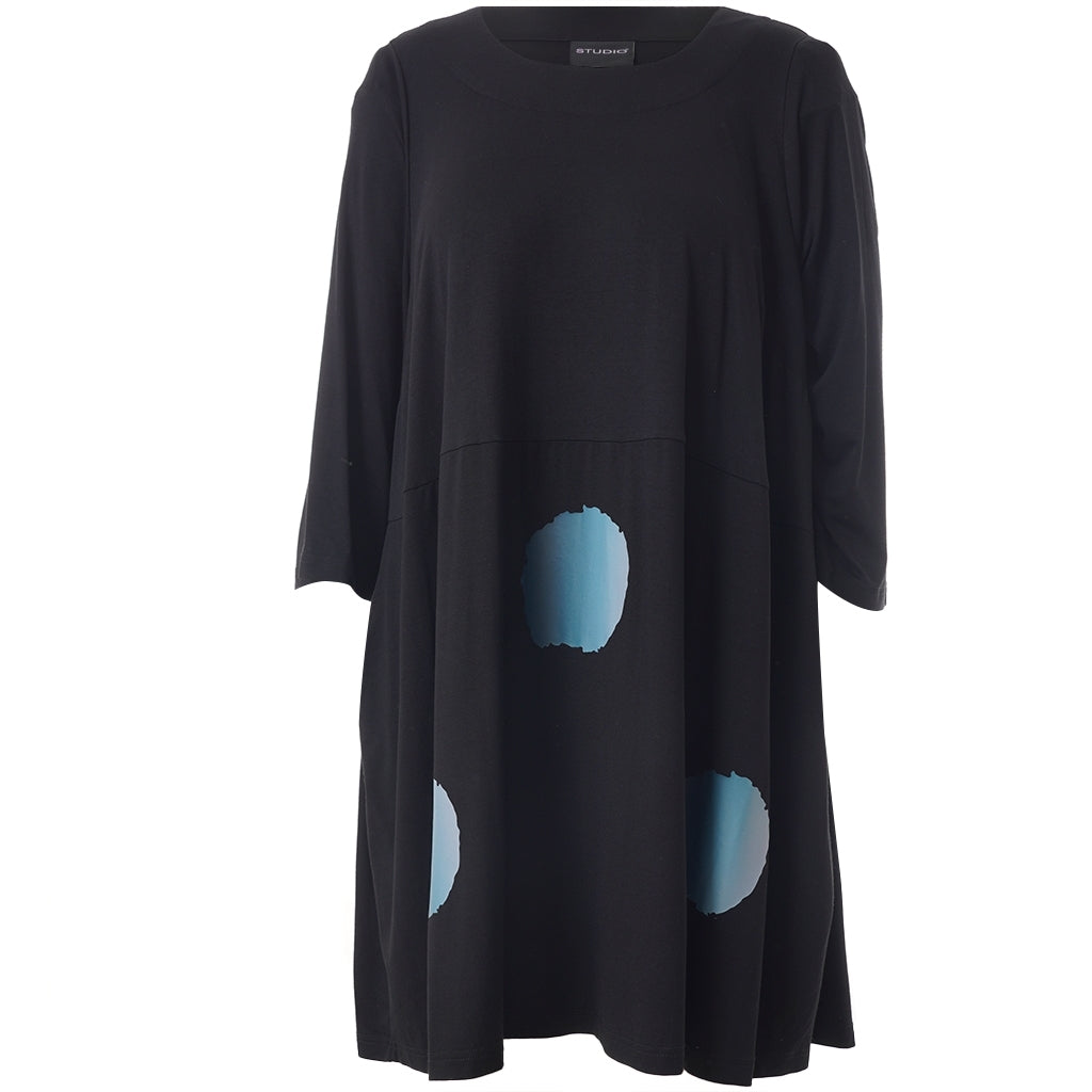 Studio SRonja Tunic Tunic Black with petrol
